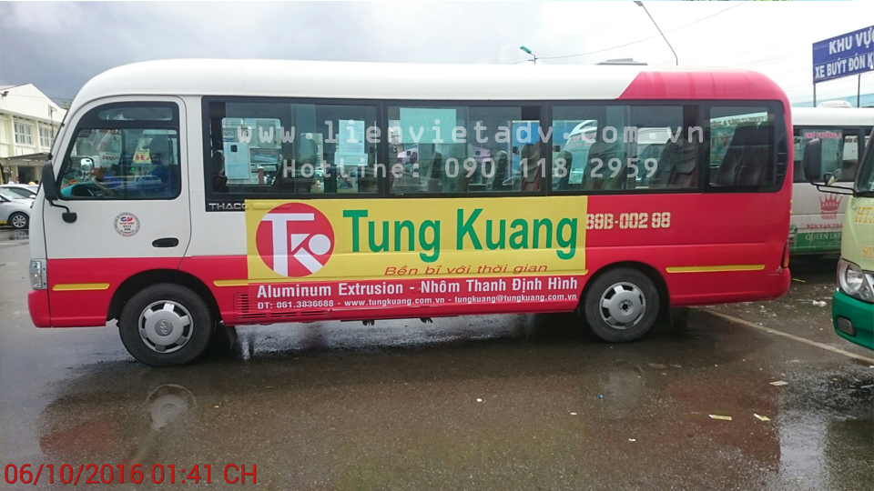 Quảng cáo xe Bus  Cà Mau